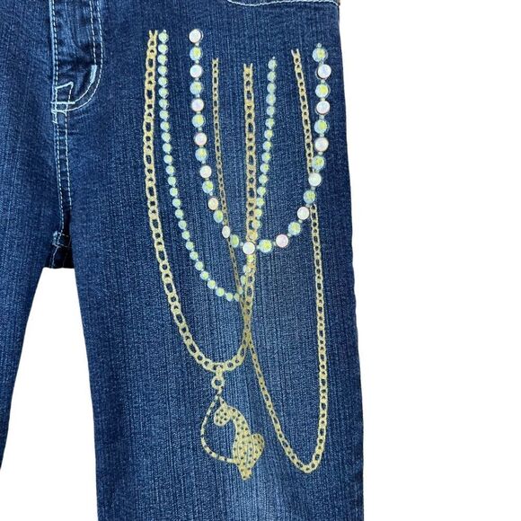 Baby Phat Y2K Embellished Bow Pocket Jeans - Picture 4 of 16